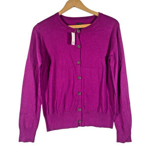 Gap Cardigan Sweater Size Small Purple Pink Button Up Womens Cotton Twee Preppy